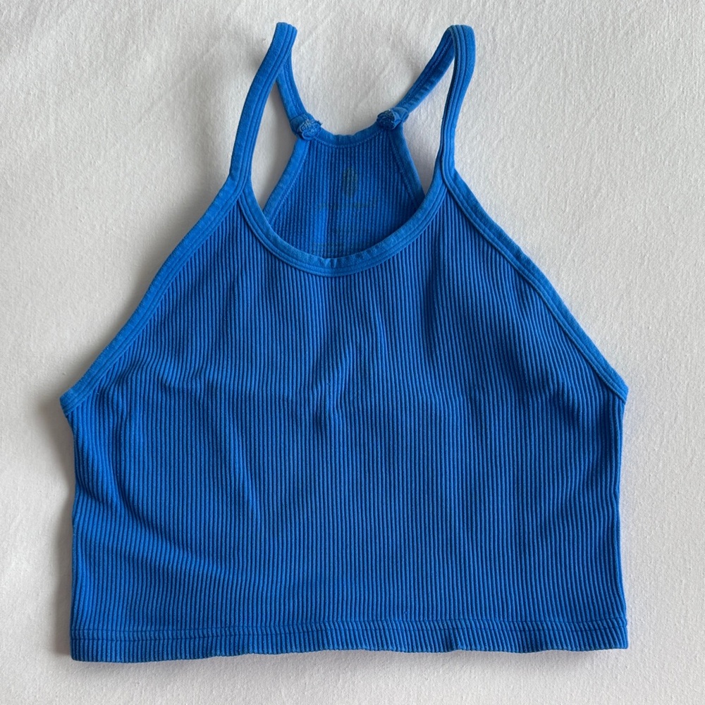 Free People Movement Women’s Happiness Runs Crop Blue M/L